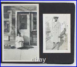 African American Antique Photo Album 1900s Black Cowboy Interracial Ebony J15151