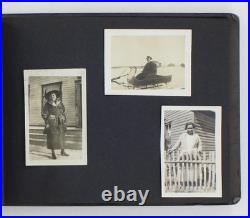 African American Antique Photo Album 1900s Black Cowboy Interracial Ebony J15151