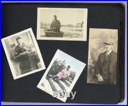African American Antique Photo Album 1900s Black Cowboy Interracial Ebony J15151