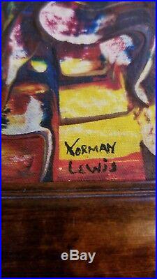African American Artist Abstract Expression Painting Norman Lewis