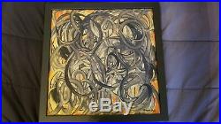 African American Artist Abstract Expressionist Painting on Canvas Norman Lewis