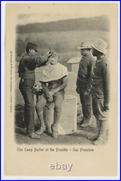 African American Black Buffalo Soldiers 1914 Photo Card 9th Cavalry Spanish War
