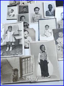 African American Black Photo Lot #1 Vintage Children