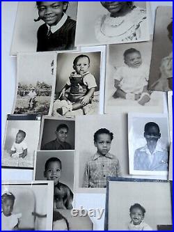 African American Black Photo Lot #1 Vintage Children