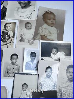 African American Black Photo Lot #1 Vintage Children