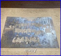 African American Boys Patriotic Group Photo Costumes Guns & Drums Vintage Photo