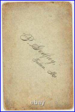 African American Cabinet Card 1880 Interracial Couple Black Female Wealthy Man