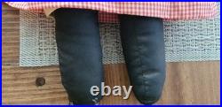 African American Folk Art Rag Dolls 16 Boy/Girl Pair Hand Sewn 1940's