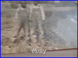 African American Kids Boys Children 1940s Farm Field In KY B&W Photograph 5x7