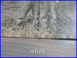 African American Kids Boys Children 1940s Farm Field In KY B&W Photograph 5x7