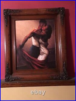 African American Man/Woman Oil Painting