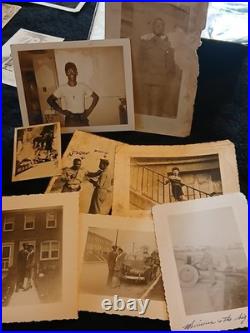 African American Photo Lot OF 107 COLORED MILITARY WW2 MOSTLY