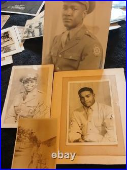 African American Photo Lot OF 107 COLORED MILITARY WW2 MOSTLY