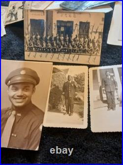 African American Photo Lot OF 107 COLORED MILITARY WW2 MOSTLY