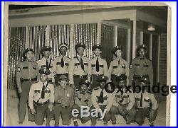 African American Police Officers Black Cop ORIGINAL 1950 Vintage Photo Americana