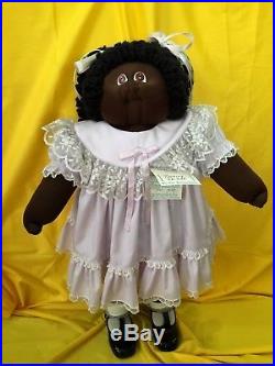 African American Soft Sculpture 25 STANDING Black Cabbage Patch Doll Rare'83