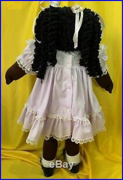 African American Soft Sculpture 25 STANDING Black Cabbage Patch Doll Rare'83
