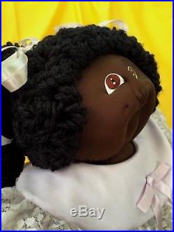 African American Soft Sculpture 25 STANDING Black Cabbage Patch Doll Rare'83