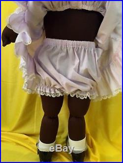 African American Soft Sculpture 25 STANDING Black Cabbage Patch Doll Rare'83