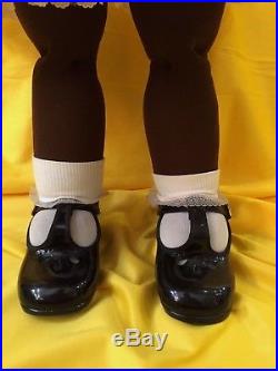 African American Soft Sculpture 25 STANDING Black Cabbage Patch Doll Rare'83