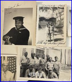 African-American? Soldiers, ? WW1 WW2 Some Named 11 Photo Lot? Rare