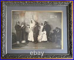 African American Theatrical Wedding 2 Men 1897 Photo Knaffl & Brother Tennessee