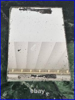 African American Woman with Phone Reversible Vanity Hand Mirror Black Americana