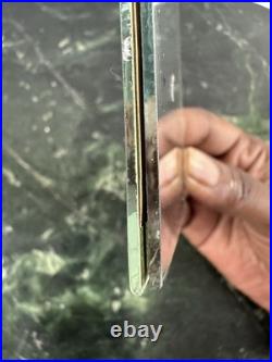 African American Woman with Phone Reversible Vanity Hand Mirror Black Americana