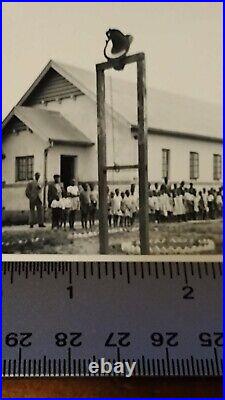 African Americans One Room Church school Huge Bell out front Texas