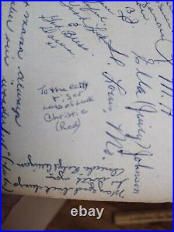 African Americans WAC soldier autographs on back