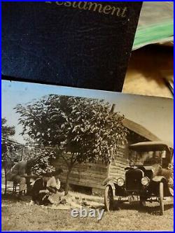 African Americans hanging out under shade tree model T Car in Virginia #1