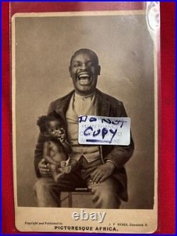 African-american Man & Child Sucking Thumb. 1870 J. F. Ryder Picturesque Africa