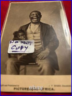 African-american Man & Child Sucking Thumb. 1870 J. F. Ryder Picturesque Africa