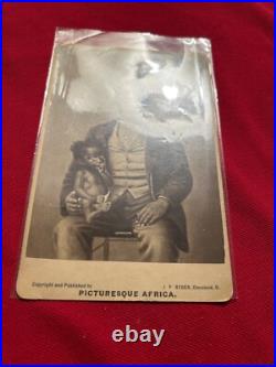 African-american Man & Child Sucking Thumb. 1870 J. F. Ryder Picturesque Africa