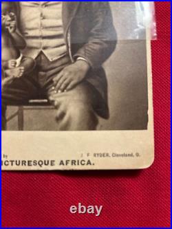 African-american Man & Child Sucking Thumb. 1870 J. F. Ryder Picturesque Africa