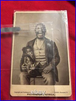 African-american Man & Child Sucking Thumb. 1870 J. F. Ryder Picturesque Africa