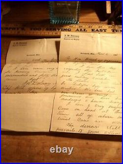 African american photo lot of 2 Doctor report Small Pox Colored males