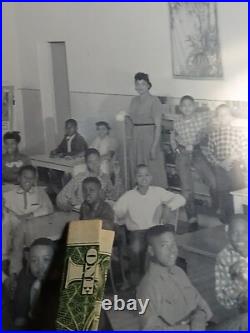 African american school Rare 1955 Charles Johnson School Tulsa Oklahoma