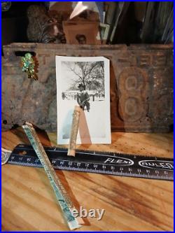 African american school Rare Colored Student ENJOYING THE SNOW