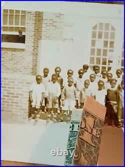 African american school Rare Colored Students Class