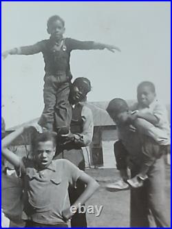 African american school Rare Colored Students playing Mississippi Delta