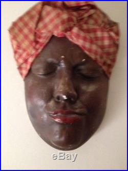 Americana Black Aunt Jemima Face Mask wall hanger old