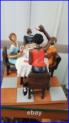 Annie Lee Six No Uptown Figurine African American Art Black Americana Art