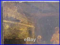 Antique 1882 American George Fuller Depicts 1857/58 Alabama Slave Cabin Painting