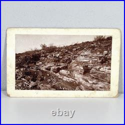 Antique 1890s Erwin Baer Photo Onyx Mine Big Bug Arizona Territory Cabinet Card