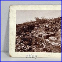 Antique 1890s Erwin Baer Photo Onyx Mine Big Bug Arizona Territory Cabinet Card