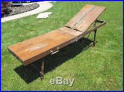 Antique 1895 African American Chicago Jackson Undertaker Embalming Table Rare