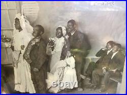 Antique 1897 Knaffl & Bro. Blackville Wedding Photo Black Americana Knoxville