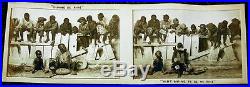 Antique 1898 Black Americana Memorabilia Gimme De Rine Panoramic Print