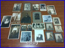 Antique 1900s African American Black Americana Photographs Roanoke VA Lot of 21